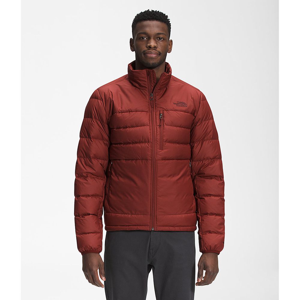 The North Face Winter Jacket Mens Australia - The North Face Aconcagua 2 Red (FKY-678235)